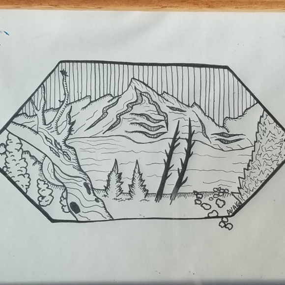 Minimalist Line Drawing - Picture 2 of 3